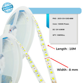 LED Strip Light |10000K Pure White | Power 12V DC ..