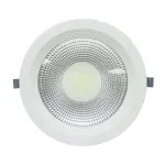 LED COB Downlight - Sindex, 30W MAX Energy Saving LED - 220x55mm Size, Recessed Ceiling Light Fixture – Energy Efficient, High Brightness – White Housing for Home & Commercial Use
